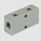 Distribution frame rotary joint opposed outlets 1/8-1/4