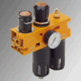 NEW DEAL Shut-off valve + Filter-regulator + Lubricator