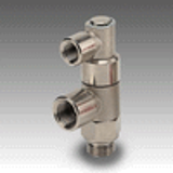 Bidirectional thread + pipe stop valve