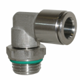 Rotary elbow, male, cylindrical XR31
