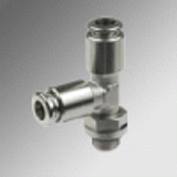 Lateral tee, male, cylindrical, rotary R38 F-E