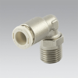 Rotary elbow, male, conical R31 F-E PLUS
