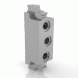Adapter for modular bases for valves series 70 1/8" 1/4"