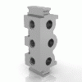 Intermediate for upper supply for modular bases for valves series 70 1/4"