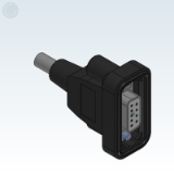 PRE-WIRED STRAIGHT IP65 9-PIN PLUG CONNECTOR KIT
